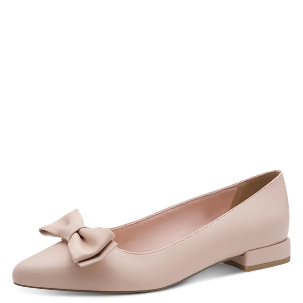 Hovedbilde PUMPS LAV HÆL M/BOW - ROSE