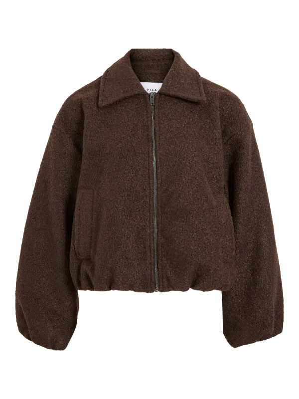 JADAS BOMBER TEDDY JAKKE - BRUN