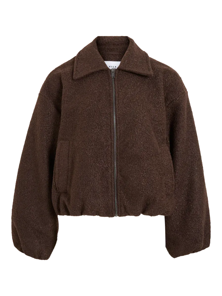 JADAS BOMBER TEDDY JAKKE - BRUN