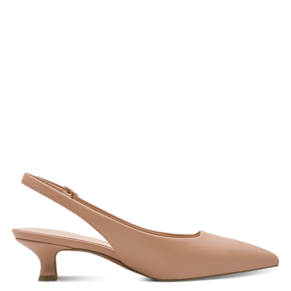 Hovedbilde PUMPS SNERTEN HÆL M/SLINGBACK - CAPPUCCINO