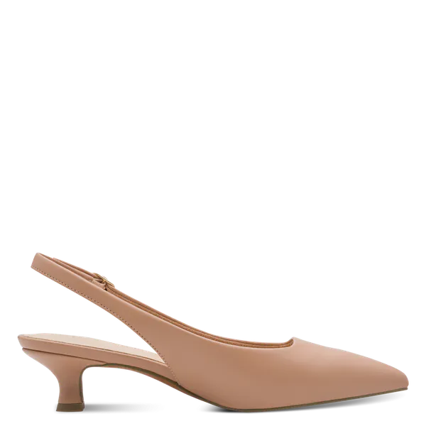 Hovedbilde PUMPS SNERTEN HÆL M/SLINGBACK - CAPPUCCINO