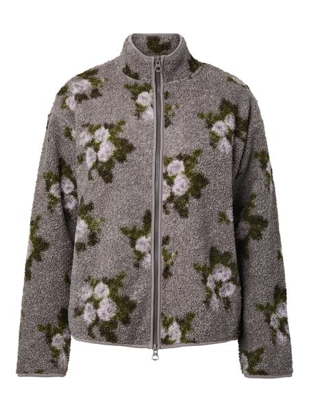 Hovedbilde AUTUMN TEDDY JAKKE - GREY FLOWERS