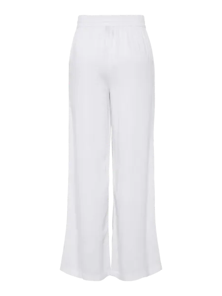 Hovedbilde PIA LIN/VISCOSE BUKSE - HVIT