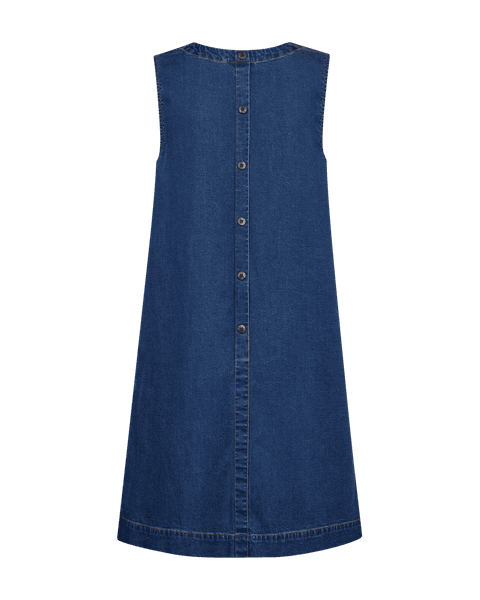 Hovedbilde SOLDA ERMLØS KJOLE - MEDIUM DENIM