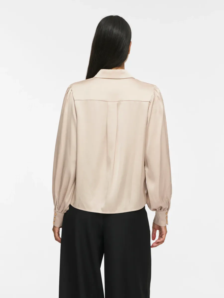 ENNA RAVENNA BLUSE - CEMENT