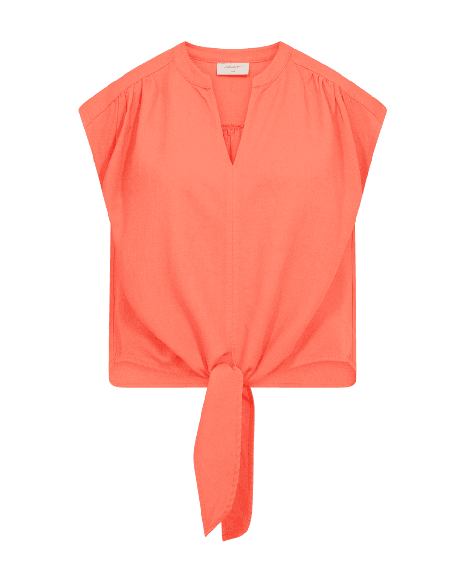 LAVISCO TOPP M/KNYTING - ORANGE