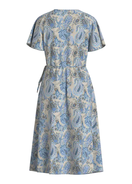 Hovedbilde LOVIE KJOLE M/ PAISLEY PRINT  - LYSBLÅ