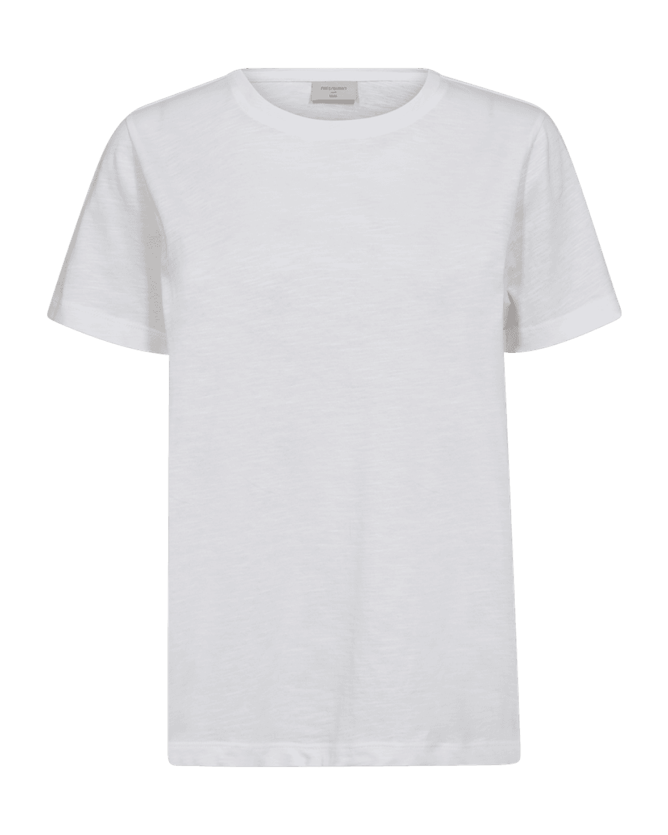 VIVA T-SHIRT RUND HALS - HVIT