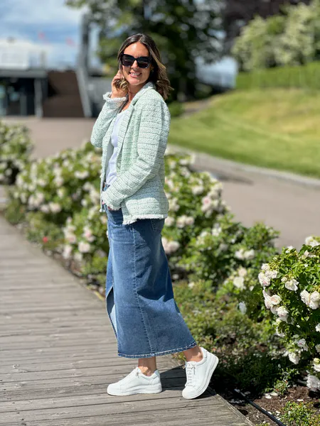 Hovedbilde MOCA BLAZER - GRØNN / OFFWHITE