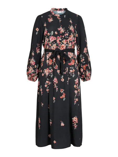 Hovedbilde ELMA KJOLE FLOWER - SORT