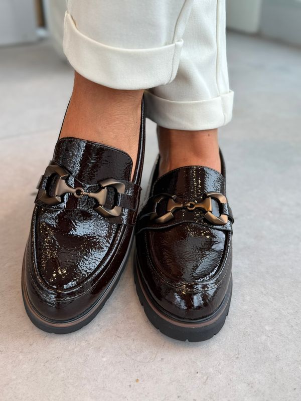 LOAFER M/LENKE - MOCCA PATENT