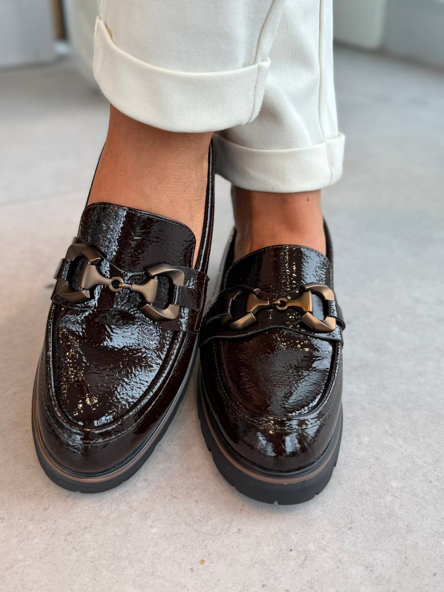 LOAFER M/LENKE - MOCCA PATENT