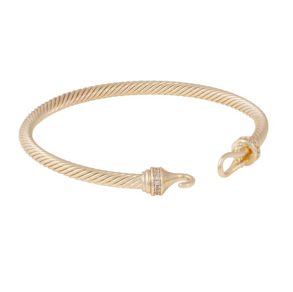 Hovedbilde SNÖ OF SWEDEN - TWIST WIRE ARMBÅND - GULL