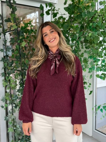 Hovedbilde MARLEY KNIT PULLOVER - PLOMME