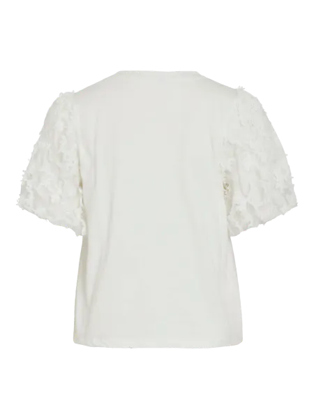 Hovedbilde ONESCA TOPP M/EMBRO ERM - HVIT