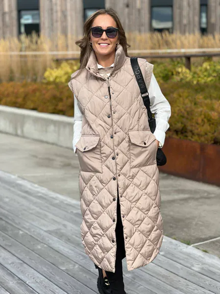 Hovedbilde OLGA QUILTET BOBLEVEST - CAMEL