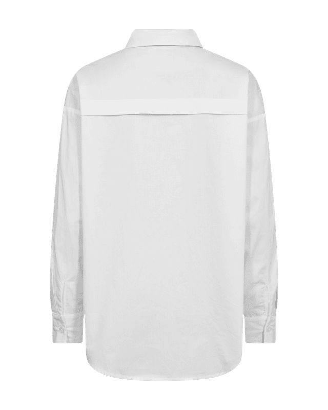FIVA SKJORTE M/SLIPS - OFFWHITE