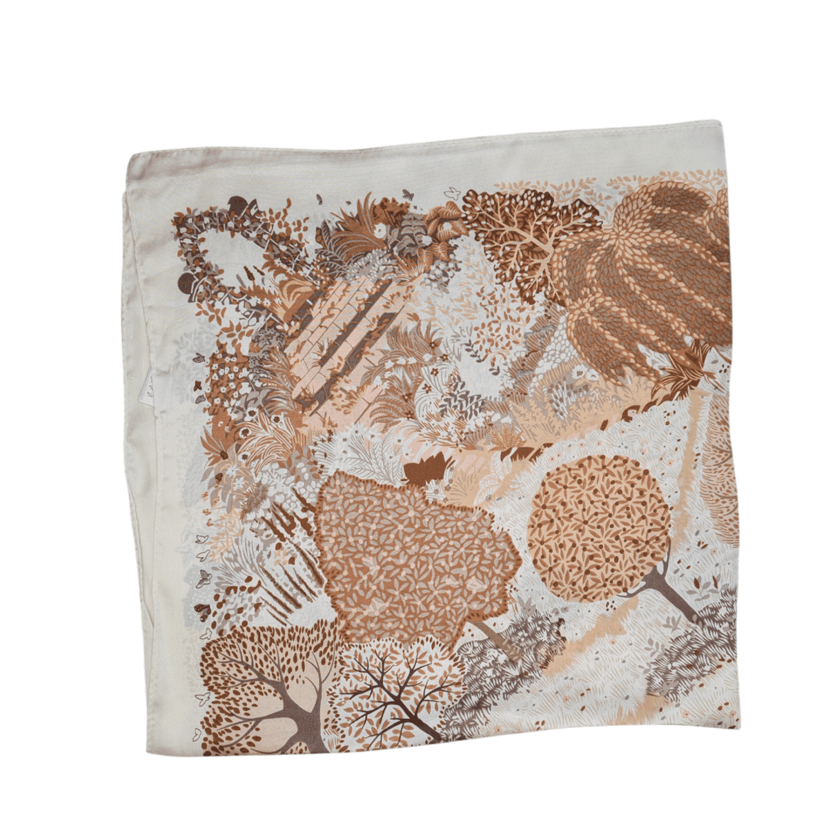SKJERF SILKEMIX SOMMERFUGL SKOG - BEIGE