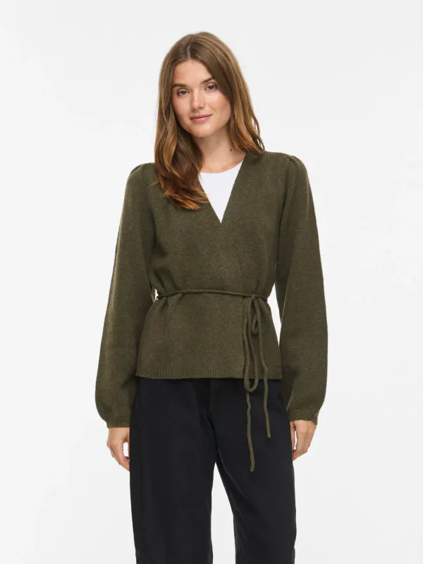 KEHLA CARDIGAN - OLIVEN