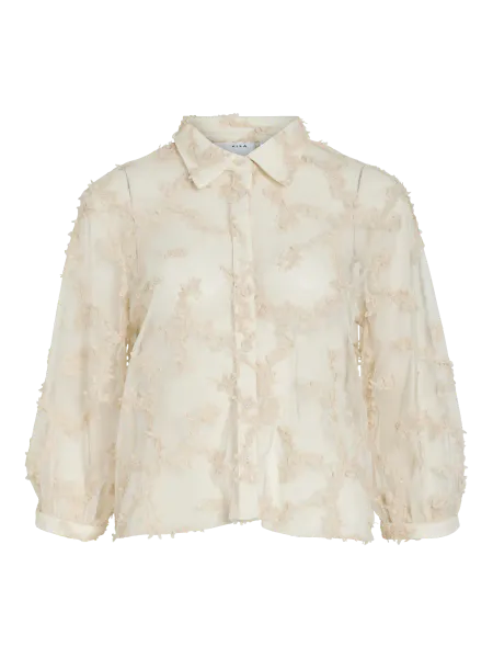 Hovedbilde SASSAN EMBRO BLUSE - CREAM