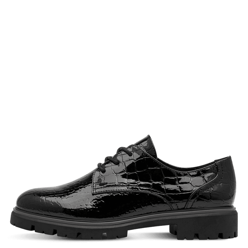  LOAFER CROCO - BLACK PATENT