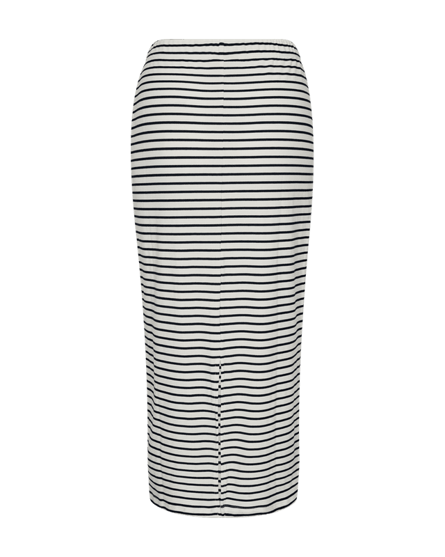 ZIA SKJØRT STRIPER - HVIT / NAVY