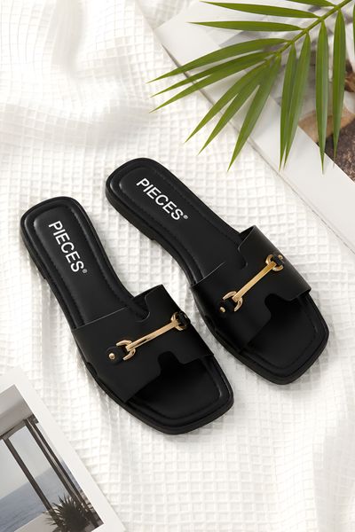 Hovedbilde MARIANNE SANDAL - SORT/GULL