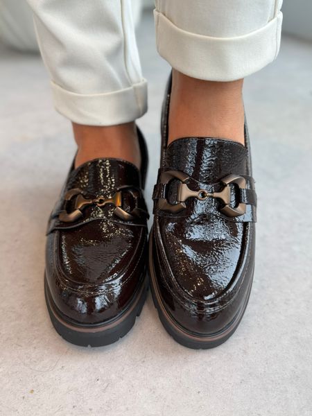 Hovedbilde LOAFER M/LENKE - MOCCA PATENT