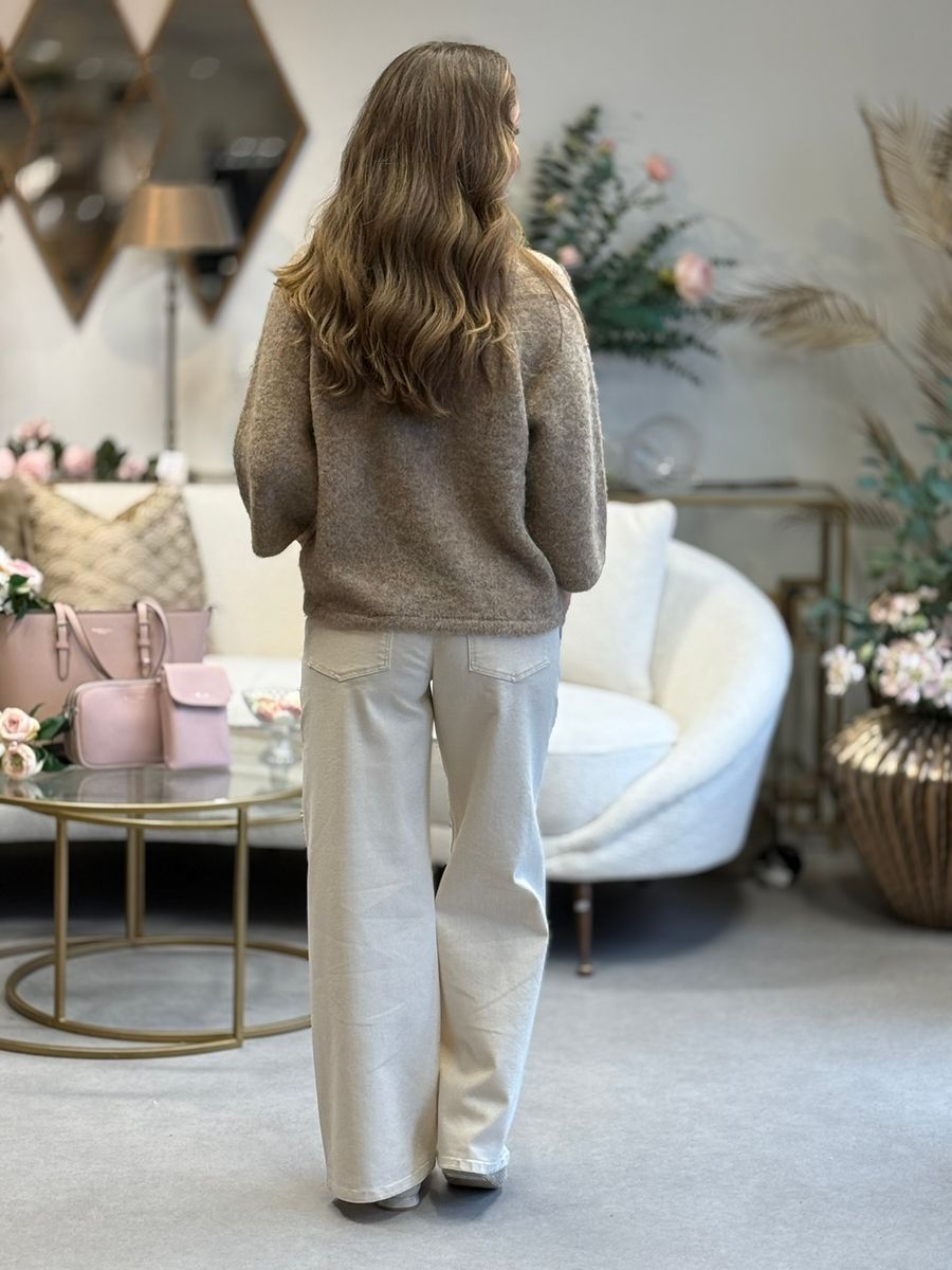 LULU GENSER 3/4 ERM - TAUPE