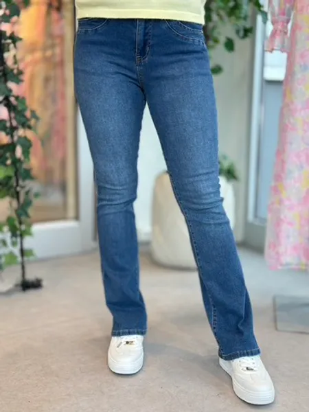 Hovedbilde PATTI BOOTCUT JEANS 80CM - DENIM USED