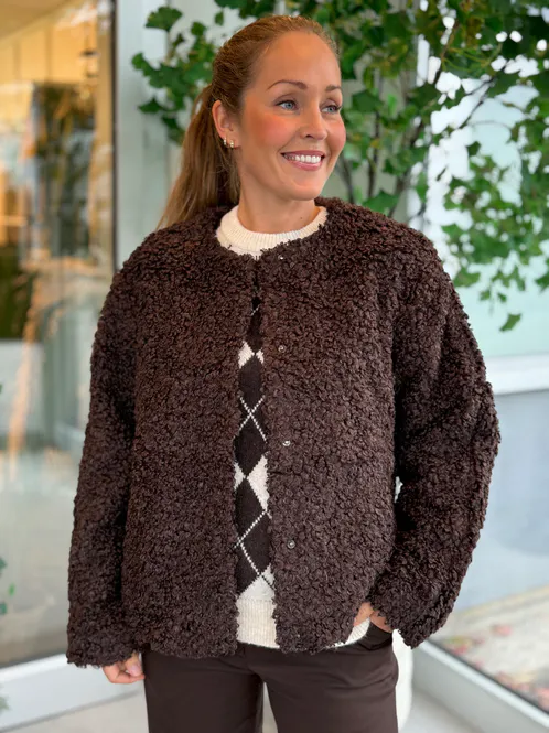 Hovedbilde MAJDA FAKE FUR  JAKKE - BRUN