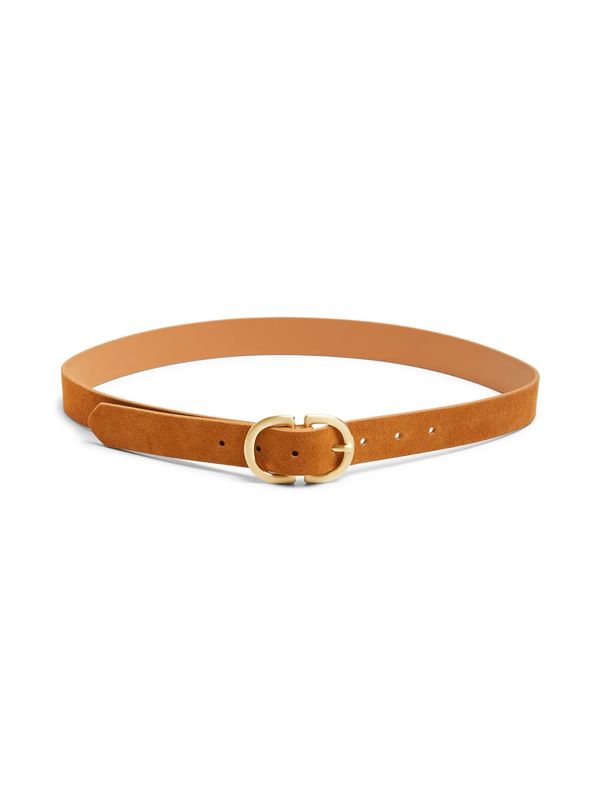 JUVA SEMSKET BELTE M/GULL SPENNE - COGNAC