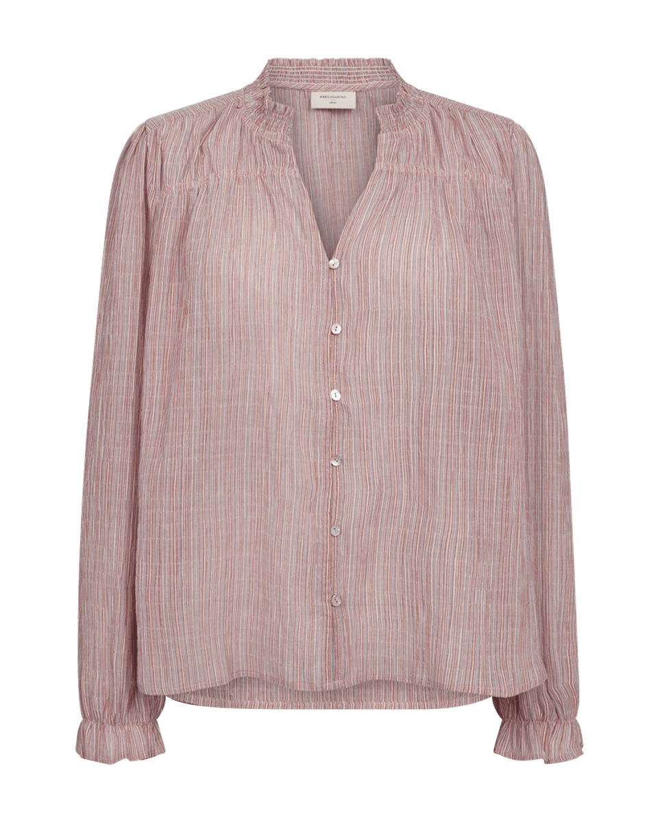 HELLY BLUSE STRIPES - ROSA