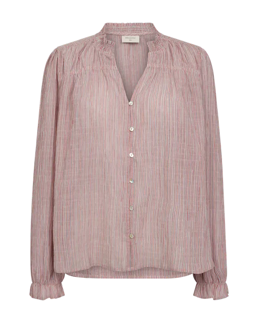 Hovedbilde HELLY BLUSE STRIPES - ROSA