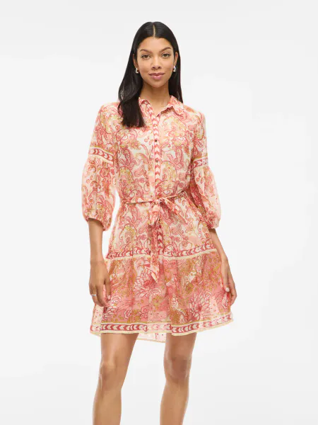 Hovedbilde PRAYA KJOLE - CORAL PRINT