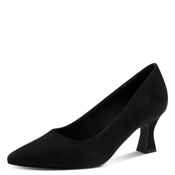 Hovedbilde PUMPS SEMSKETLOOK M/SNERTEN HÆL - SORT
