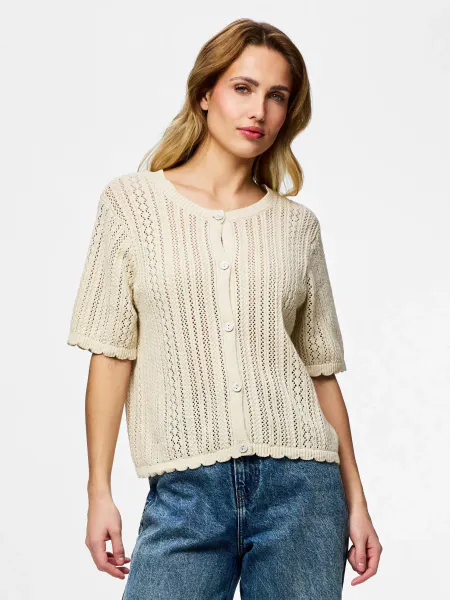 Hovedbilde NUKA CARDIGAN - CREAM