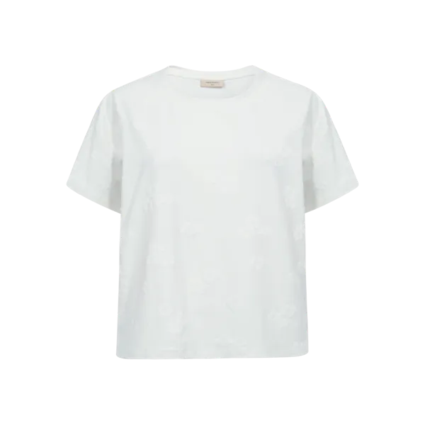 Hovedbilde ZIPREA T-SHIRT FLOWERS - OFFWHITE