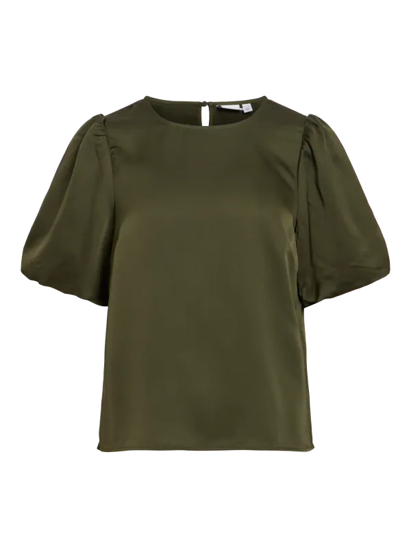 ELLETTE TOPP M/PUFFERM - OLIVEN