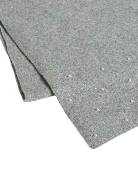 Hovedbilde SUMMER SKJERF M/PERLER - GRÅ MELERT