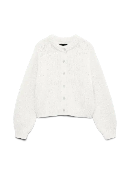 Hovedbilde WILO STRIKKET CARDIGAN - HVIT