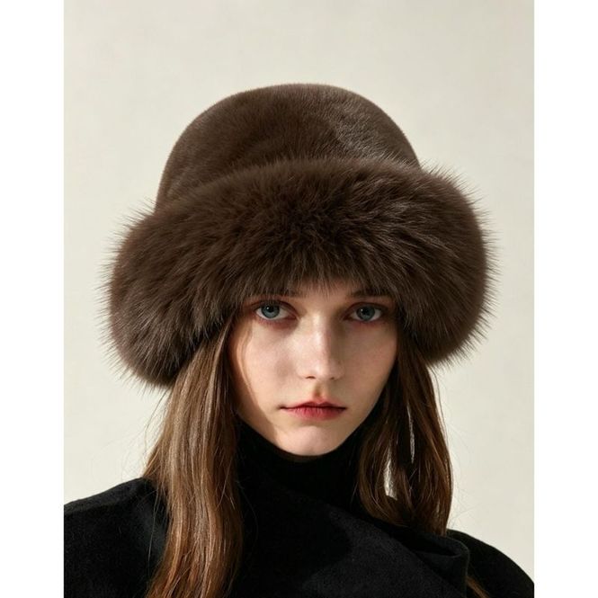 Hovedbilde LUE / HATT FUSKEPELS - BRUN