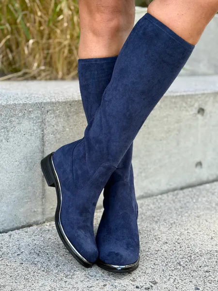 Hovedbilde STØVLETT M/STRETCH - NAVY