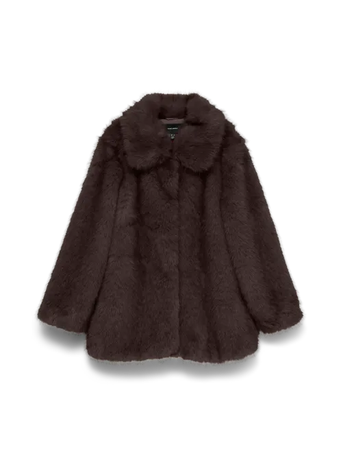 Hovedbilde GLORIA FAKE FUR JAKKE - BRUN