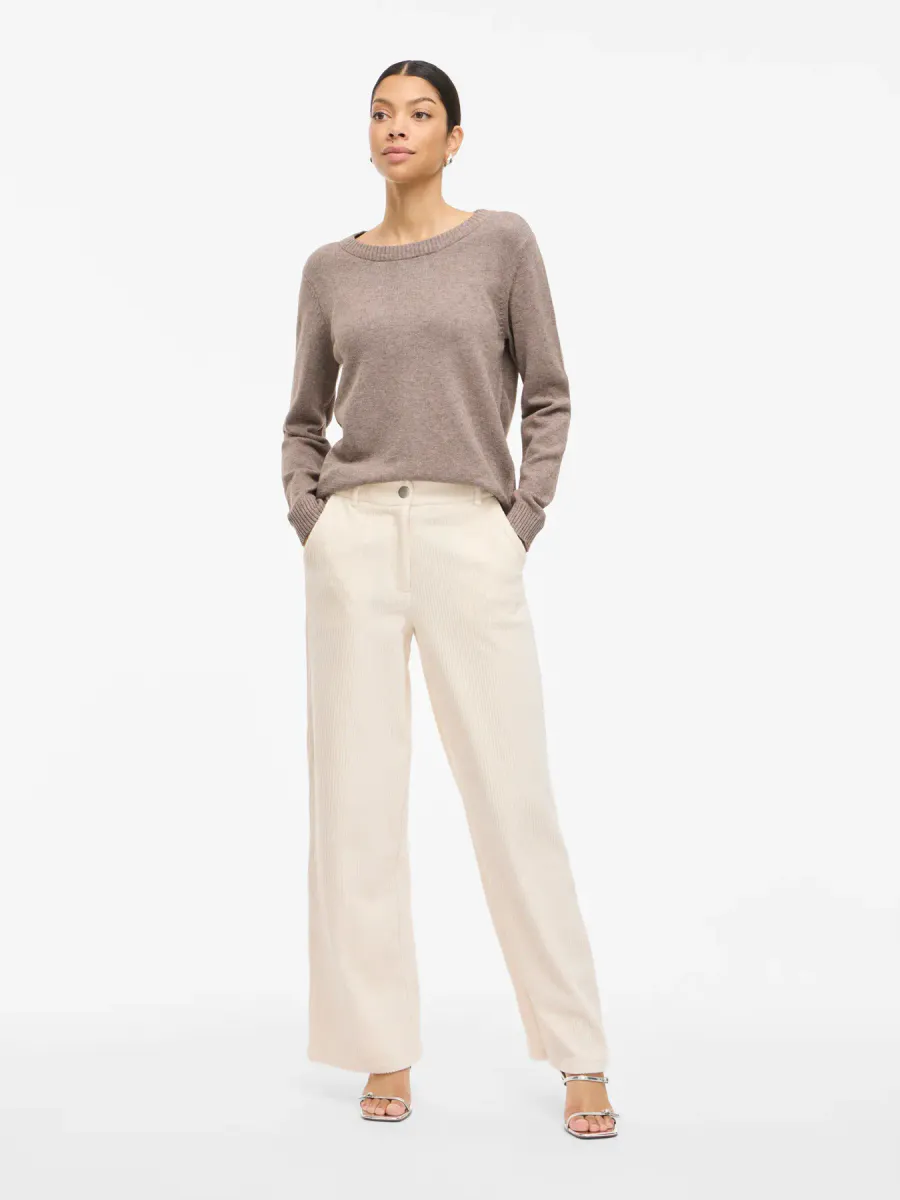 VIRIL GENSER O-NECK - MULDVARP