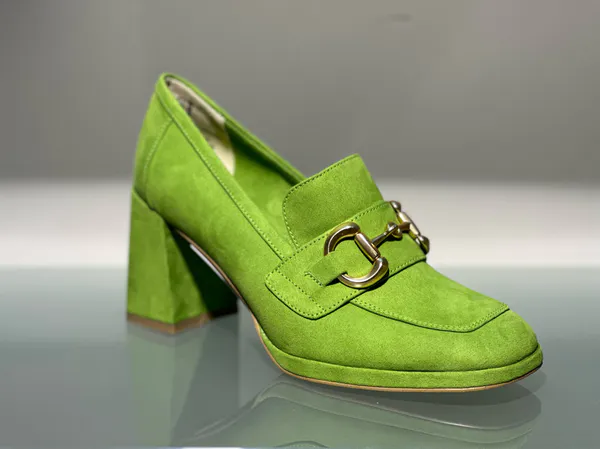 Hovedbilde LOAFERS M / HÆL & SPENNE - GRØNN