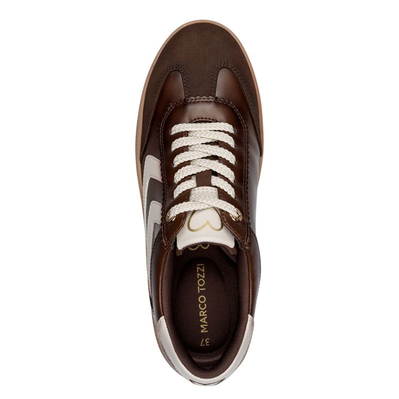 SNEAKERS COMBI - BRUN