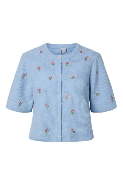 Hovedbilde SILLY CARDIGAN FLOWERS  - LYS BLÅ