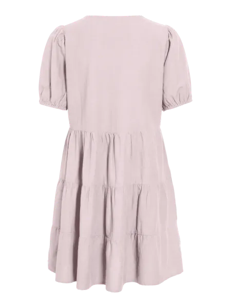 Hovedbilde PRISILLA KJOLE V/HALS - ROSA