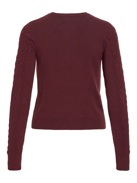 Hovedbilde KERRY CABEL KNIT GENSER - PLOMME